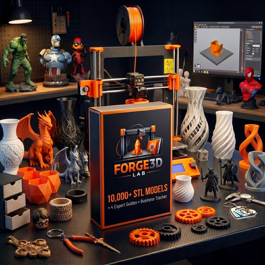 Forge3D Lab — 10.000+ STL Models + 4 Expert Guides + Business Tracker